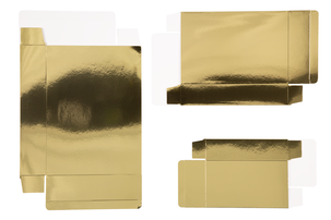 Presentförpackningar 3-pack, guld