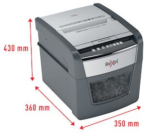 Paperisilppuri Rexel Optimum AutoFeed 45X, ristiinleikkaus