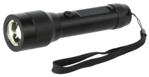 Ficklampa LED 200 lumen, svart