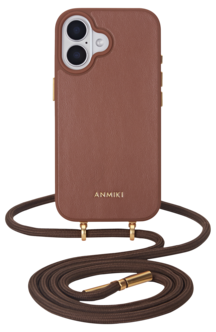 Anmiki Crossbody Phone Case iPhone 16 mobilskal med axelrem