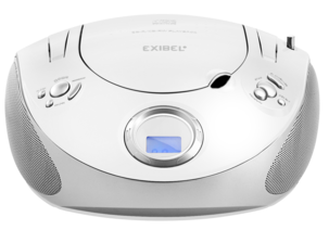 Cd-soitin ja FM-radio Exibel
