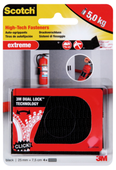 Scotch Extreme borrelåsbånd 25 x 75 mm, 4-pakning