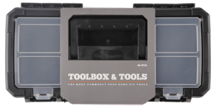 Verktygslåda med verktyg