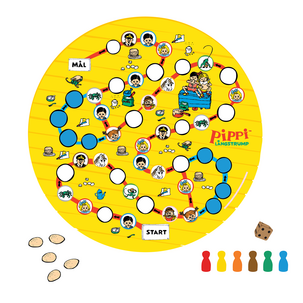 Pippi Långstrump Pannkaksspelet brädspel barn, från 4 år