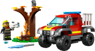 LEGO City Räddning med fyrhjulsdriven brandbil 60393, från 5 år