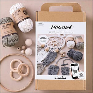 Creativ Company Start DIY Kit makramé nybörjare