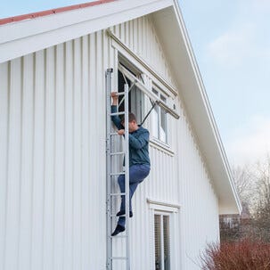 Housegard brannstige utfellbar for fasade, balkong, vindu