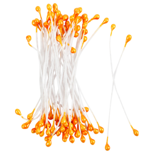 Creativ Company blomsterstøvbærer oransje 6,4 cm 100-pakning