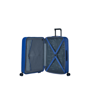 American Tourister stor koffert med 4 hjul blå