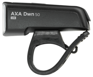 AXA Dwn 50 sykkellykt foran USB, 50 lux, 70 m