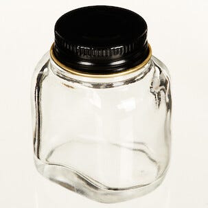 Glasskrukke med lokk