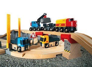 Brio World tog- og veibane, lastesett, fra 3 år