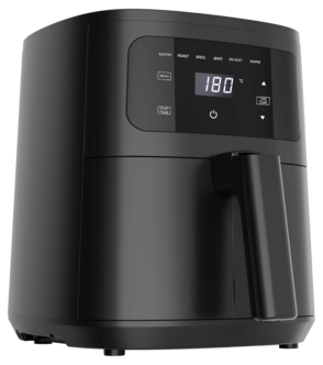 Keramisk airfryer med timer, 3 l