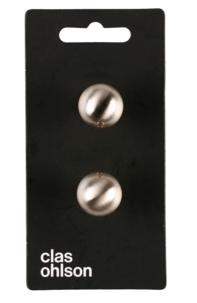 Knopp borstat stål, 2-pack