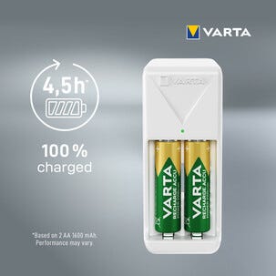 Varta Mini Charger batteriladdare, 2100 mAh