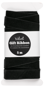 Presentband sammet, 5 m
