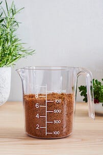 Litermått i plast, 1 liter