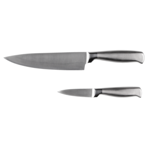 Knivsett med kokkekniv og fruktkniv, tysk stål, 2-pakning
