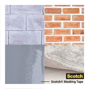 Scotch grønn maskeringsteip for grove overflater, 36 mm × 41 m