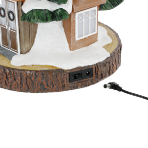 Julgranshus LED med musik 48 cm, Northlight