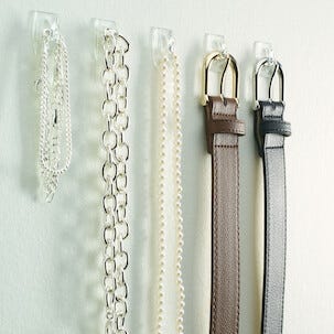 Command självhäftande minikrokar transparenta, 6-pack