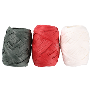 Presentband papper röd/grön/vit 3x5 m 3-pack