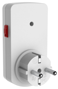 Timer eluttag inomhus mini vit, 100 x 52 mm.