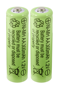 Laddningsbart batteri AA/HR6 300 mAh Solar, 2-pack