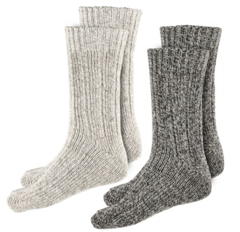 Raggsockor melerade, 2-pack