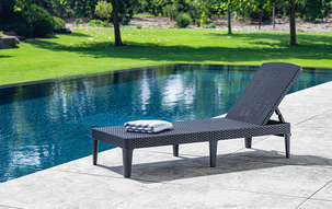 Aurinkotuoli Keter Jaipur Sunlounger harmaa
