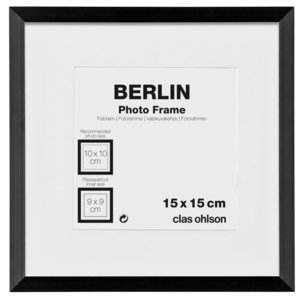 Fotoram Berlin, svart