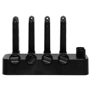 Skotørker med 4 slanger, for vegg