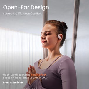 Shokz OpenFit Air open-ear-ørepropper med KI-styrt støydemping