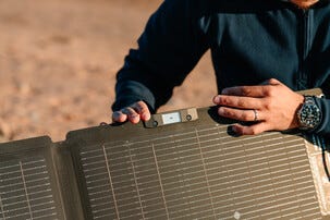 EcoFlow NextGen bifacial solpanel 220 W, portabel, vikbar