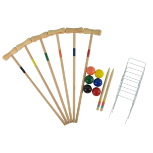 Krocket, set för 6 spelare, utomhus