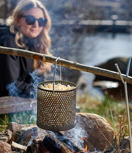 Hällmark popcorngryte for åpen ild, 4 liter