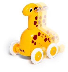 Brio giraff Push & Go, från 1 år