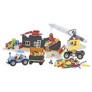 Cobi byggeklosser, byggeplass 