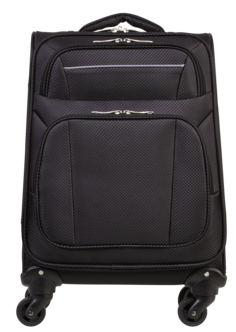 Asaklitt Lightweight trillekoffert, svart