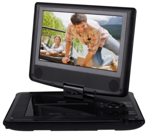 Portabel DVD-spelare med vridbar 9