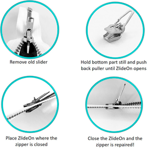 ZlideOn Zipper, 7-pack