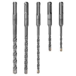 Cocraft hammarborrsats SDS-plus, 5, 6, 8 och 10 mm, 5-pack