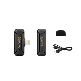 Boya BY-WM3T2-D1 trådlöst mikrofonsystem lightning