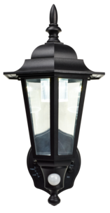 Väggbelysning solcell med rörelsevakt