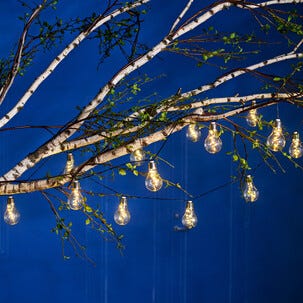 Aurinkokennovaloketju hehkulamppu, 15 lamppua, 7,2 m