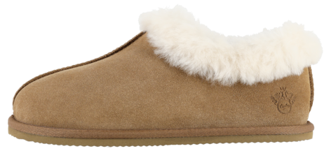 Varma innetofflor mocka dam och herr, beige