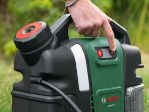 Bosch Fontus cykeltvätt, sladdlös lågtryckstvätt, 1 batteri
