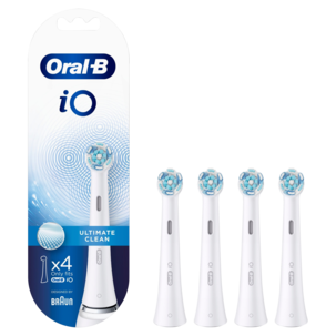 Oral-B iO Ultimate clean børstehode refill, 4-pakning