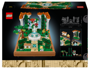 LEGO Icons Puutarha ja suihkulähde 10359, yli 18-vuotiaille