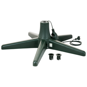 Roterende juletrefot for plastjuletre, grønn